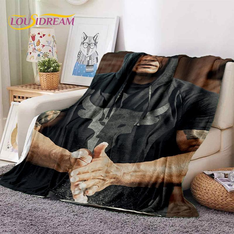 The Rock Dwayne Johnson Actor Soft Flannel Blanket,Throw Blanket Comfortable Blanket for Picnic Beds Sofa Home Bedroom Gift