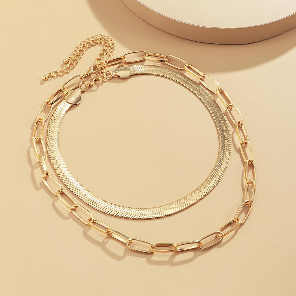 Дизайнерские Минималистичные Тонкие Змеиные Цепи Ожерелья Для Женщин Нишевые Сексуальные Цепочки-Колье Ожерелья Ювелирные Аксессуары