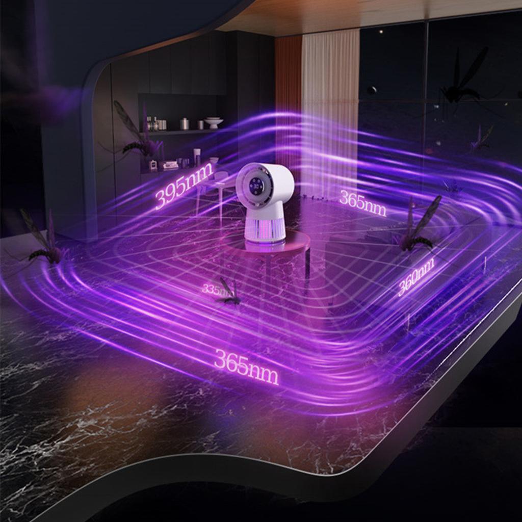 Лампа-уничтожитель комаров электрическим током, лампа-уничтожитель комаров с вентилятором два в одном, для кемпинга на открытом воздухе, USB-уничтожитель комаров