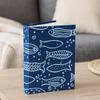 Notebook Cotton 20x15cm 96 Pages Indigo Fish