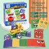 Classic Childrens Rubiks Cube Interactive Puzzle Toy With Expressive Face Blocks For Parentchild Play