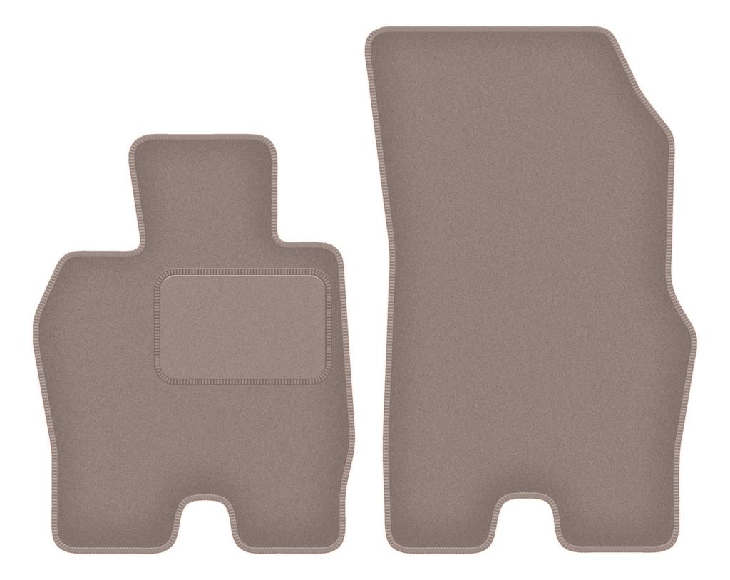 Beige front floor mats for: BMW i8 L12 Coupe (2014-2022)