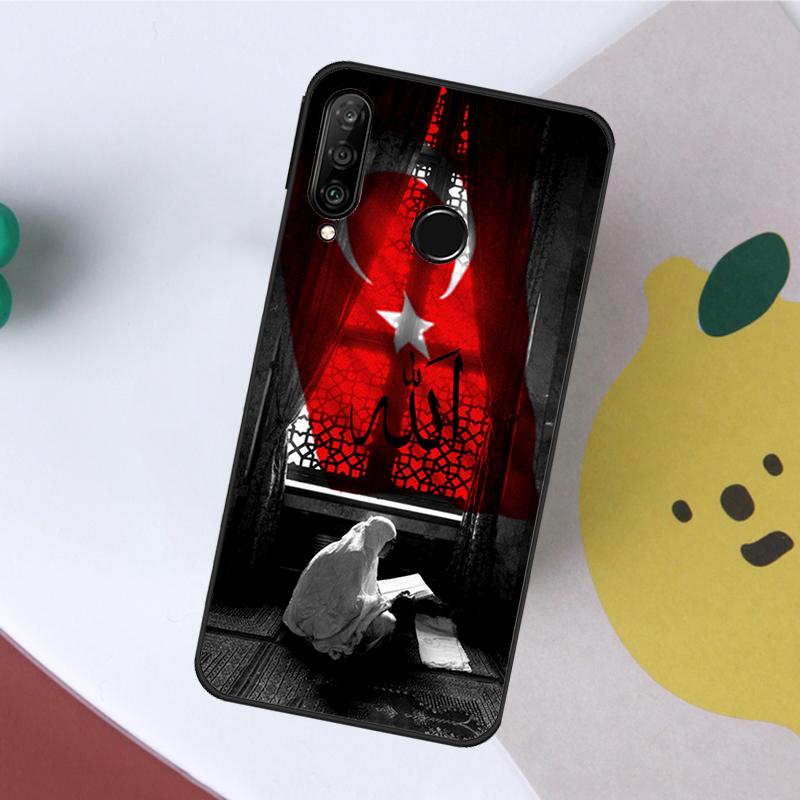Turkey Turkish Flag Case For Huawei Nova Y61 Y60 Y70 Y90 5T 9 10 SE 3i 8i 11i P Smart 2019 P20 P40 Lite P30 Pro