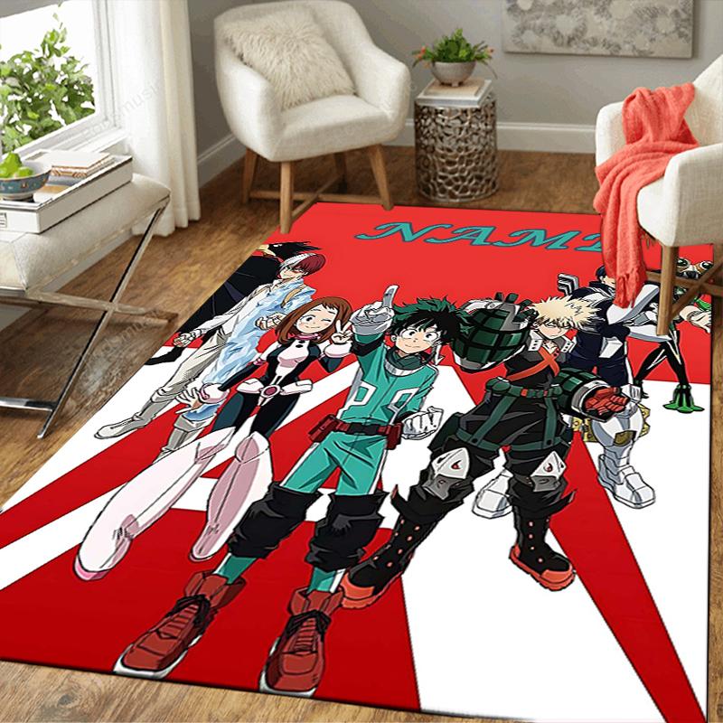 Custom 1Pc Vigorous Battle Scene Rug Office Carpet Indoor Outdoor Entrance Doormat Nonslip Soft And Comfortable Living Room D2915118