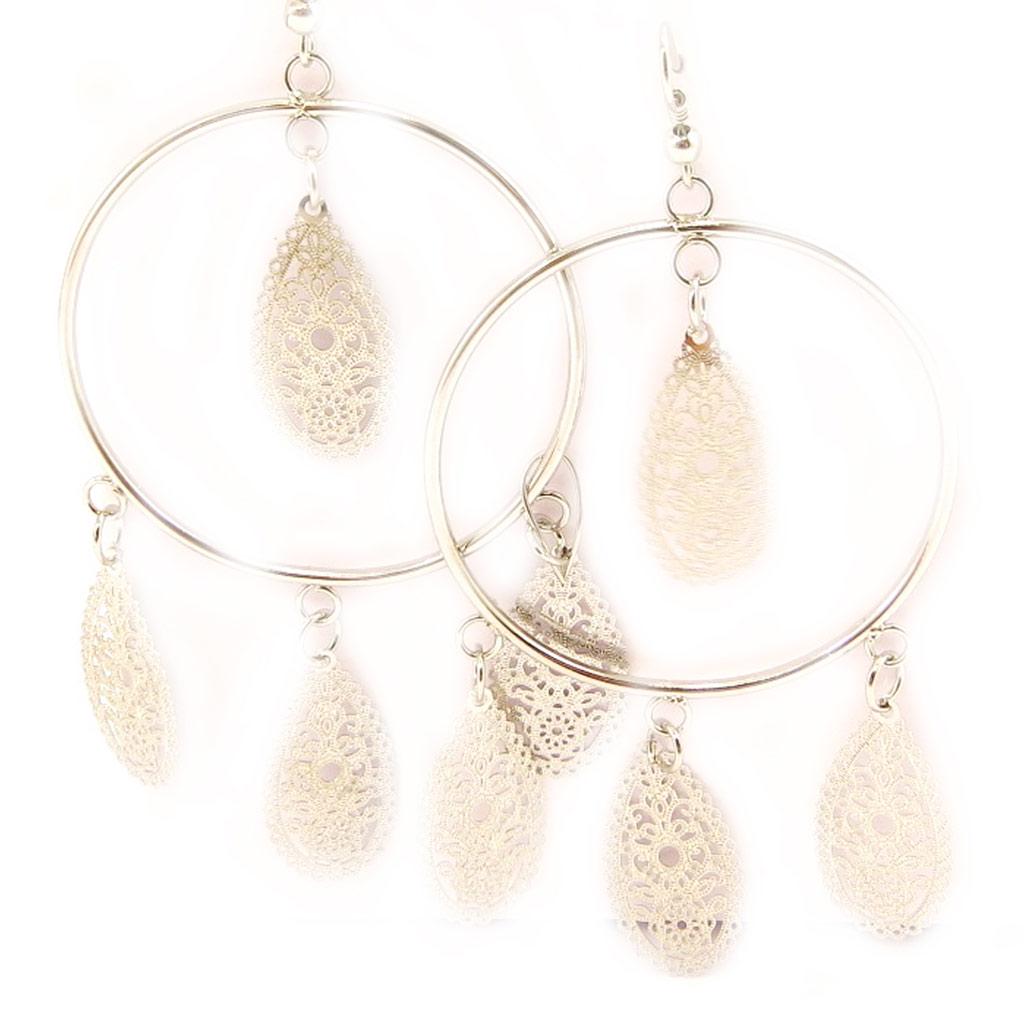 Les Trésors De Lily [L5224] - Серебряные дизайнерские серьги «Кармен»