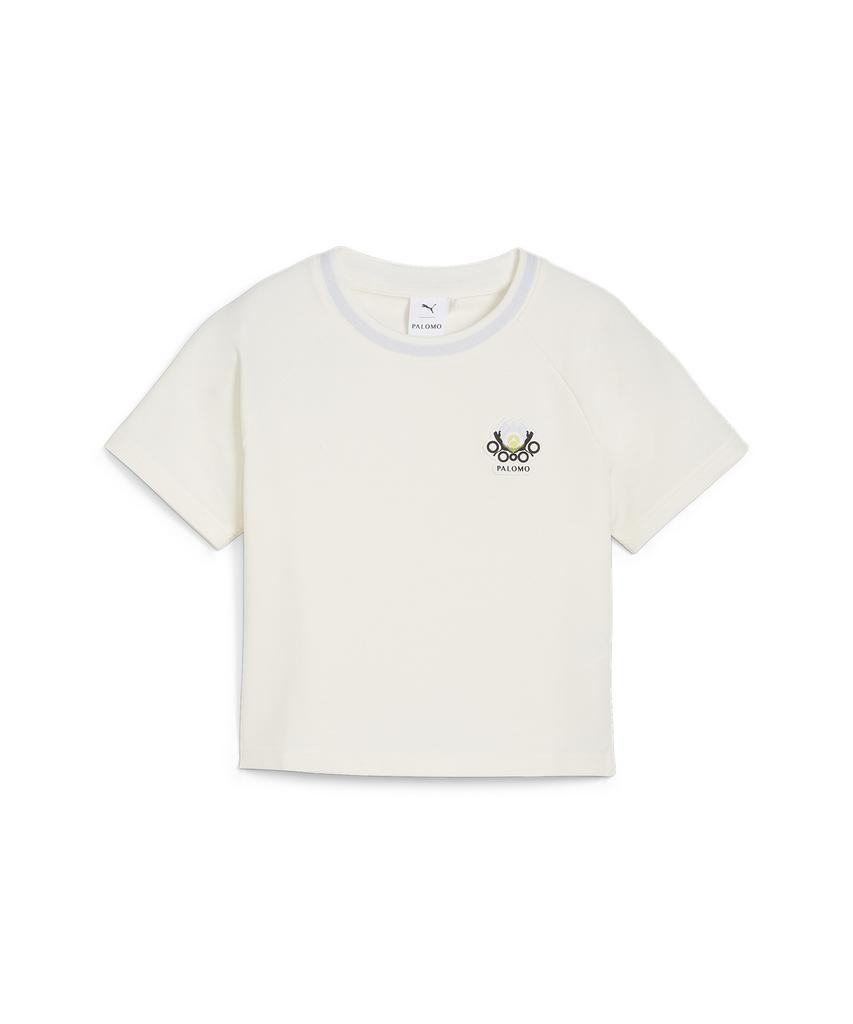 Puma Детская футболка с коротким рукавом X Palomo - Теплый белый / 625911-65
