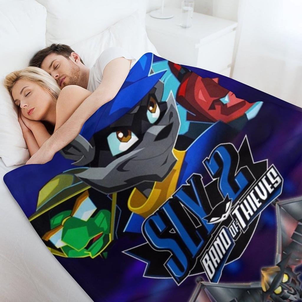 Sly 2 Band of Thieves Klaww Gang Throw Blanket Bed Decorative Sofa Quilt Giant Sofa Blankets
