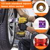 15/17/19/21/22mm Hex Sockets Pneumatic Wrench Tire Screw Sleeve 1/2 In Air Gun Tire Protection Impact Nut Socket Car Garage Tool