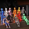 36987 Sets 3D Printed Robot Action Figure with Accessories Multi-jointed Movable Robot Model Articulated Dummy