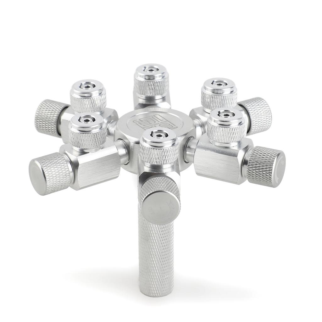 Aquarium Tank CO2 Splitter Regulator Distributor Needle Fine Adjusting Valve for CO2 Regulator