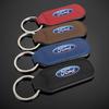 PCKF8 PU Leather Car Keychain Holder Keyring Pendant For Ford ST FOCUS 2 3 Mondeo Fiesta Kuga MK2 MK3 MK4 Ecosport Fusion Accessories