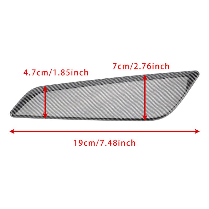 Artudatech Carbon Fiber Style Fender Side Air Vent Trims For BMW 5 Series G30 2017+ Car Accessories