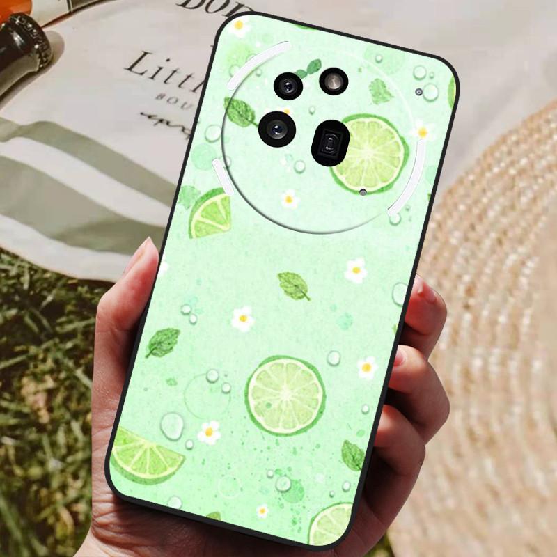 For Nothing Phone 3A Pro Case Phone3A Pro Cool Painted Silicone TPU Soft Cover for Nothing Phone 3A Pro A059P Cases Black Shells