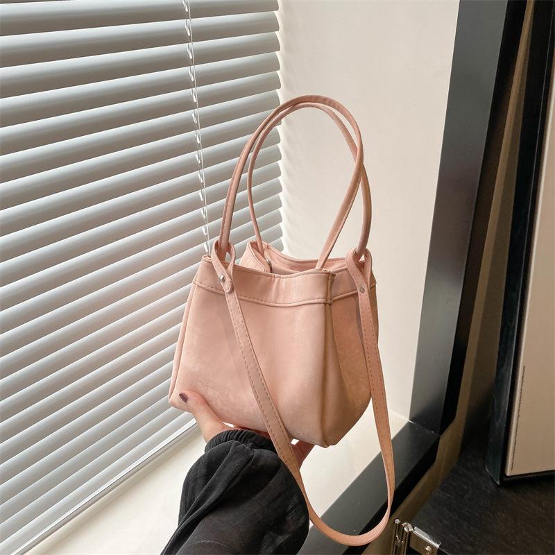 Корейская версия универсальной небольшой свежей сумки-ведра для подмышек, женская сумка, новая весенняя простая модная ручная сумка через плечо