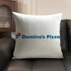 Аниме про еду D-Domino'S Чехол на подушку для пиццы Летняя дышащая льняная ткань Двусторонний принт Чехол на диванную подушку Домашний декор