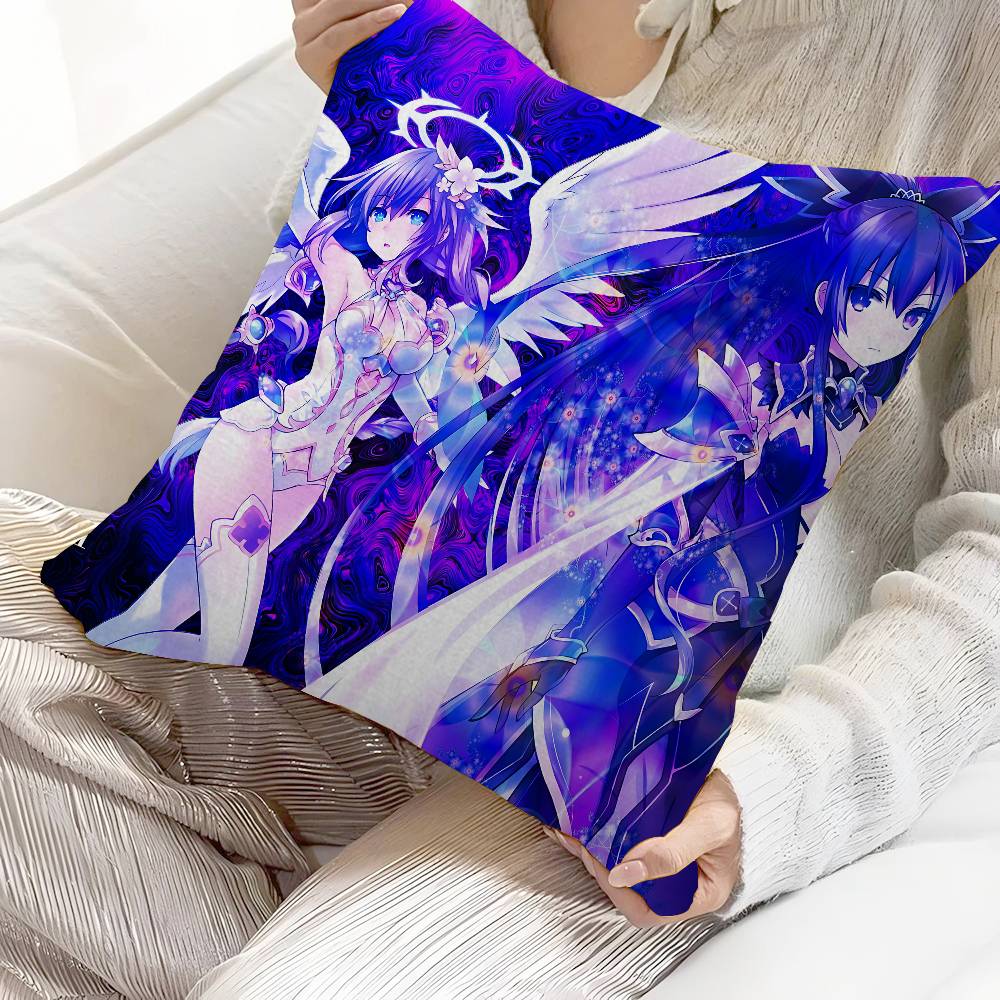 Подушка с изображением персонажей аниме Date A Live Подарок Декор для дома и офиса Подушка для спальни Дивана Автомобиля Наволочка