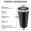 AABY1 Car Center Console Garbage Bin Storage Trash Can Cup Holder For BMW M Performance E36 E46 E60 E90 E91 E92 E93 F30 F20