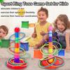 Interactive Ferrule Stacked Toys Early Education Hoop Ring Toss Toys Throw Circle Game  Children