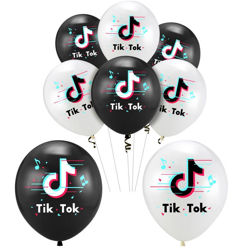 Привлекательный латексный шар в стиле TikTok для ярких украшений на день рождения