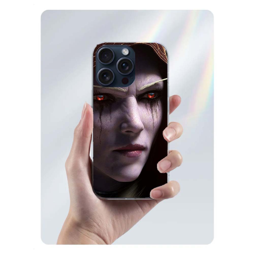 W-World Of W-Warcraft Эльф Прозрачный Чехол Для Телефона Для Iphone 17 Air 16 Pro Max 15 Pro 14 Plus 17E 16E 11 13 12 Mini Чехлы Fundas