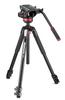 Видеоголовка Manfrotto MVH502AH алюминиевый штатив MT055XPRO3 MVH502AH MVK502055XPRO3 +