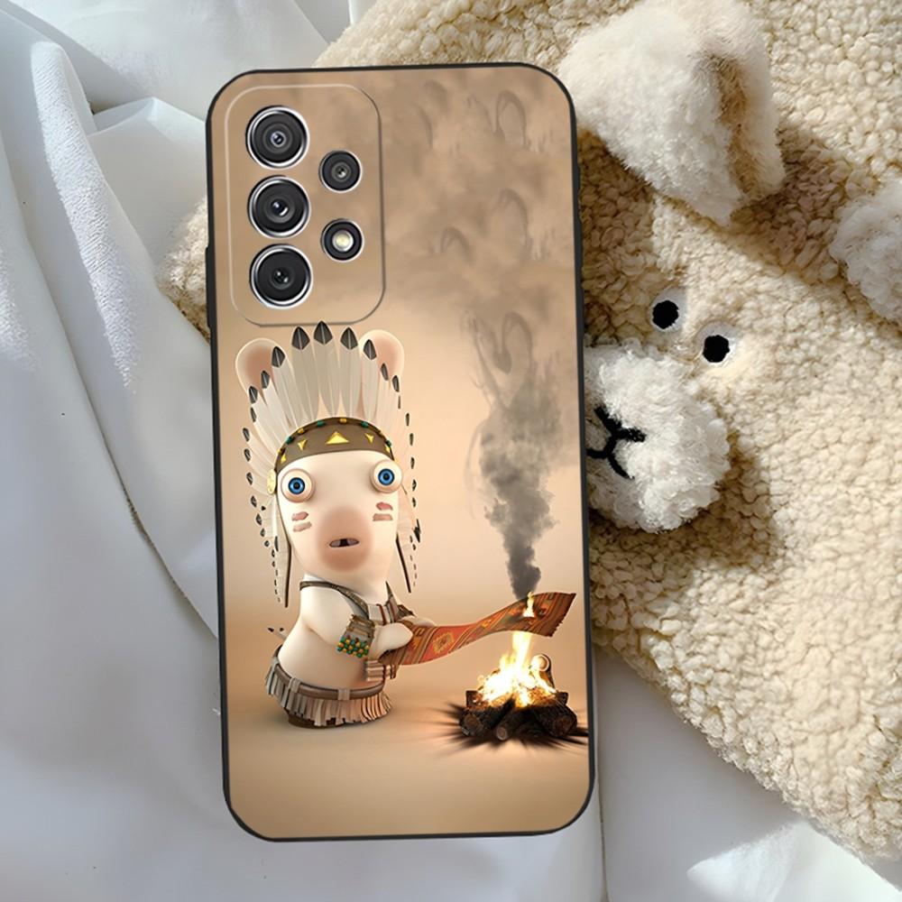 Raving Rabbids Phone Case for Sumsung Galaxy S24 S23 S22 S21 S20 A24 A34 A54 A53 N20 M54 Fe Plus Ultra Cover