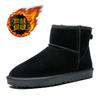 Зимние ботинки мужские зимние утолщенные теплые из натуральной коровьей кожи модные короткие ботинки для студентов холодные мягкие подошвы женские хлопковые туфли