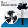 3 Flutes Adjustable Limit Woodworking Drill Bit 35mm Wood Auger Cutter Door