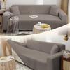 Yurion Sofa 3 Scandinavian Stretch Fit Stretchy Scratch Super Suitable for All Seasons Gray Cover, Seater, Armrest, Plain, Style, Type, Material,
