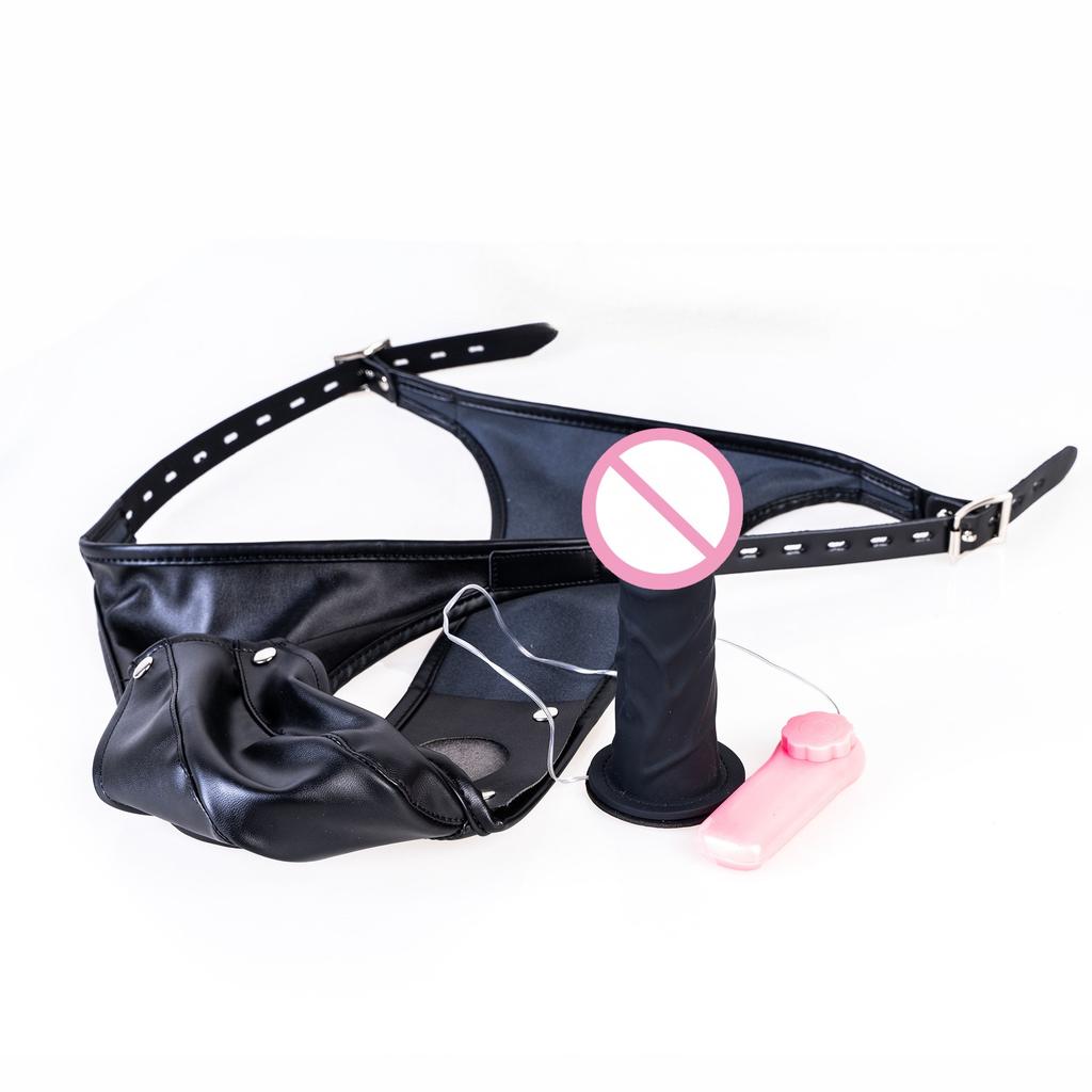 Detachable Silicone Dildo Vibrator Anal Butt Plug Chastity Panties BDSM Vaginal Stimulation Anal Masturbation Sex Toys for Men