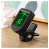 Electronic Tuner High Accuracy Clip On Portable Tuner for Acoustic Guitar Ukulele Bass Violin 12 Equ