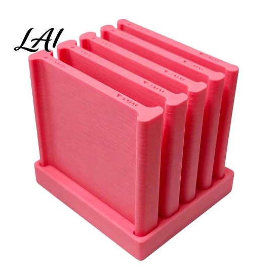 Ceramic Modeling Tools 1 Set Polymer Clay Thickness String Rollers Rolling Guide 0.5-5mm with Storage Base Strip Roller Maker for Earrings