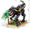 MOC Technology Velociraptor Building Blocks Jurass Indominus Park Dinosaurs World Bricks Creative Toy for Boys and Blocks Fans