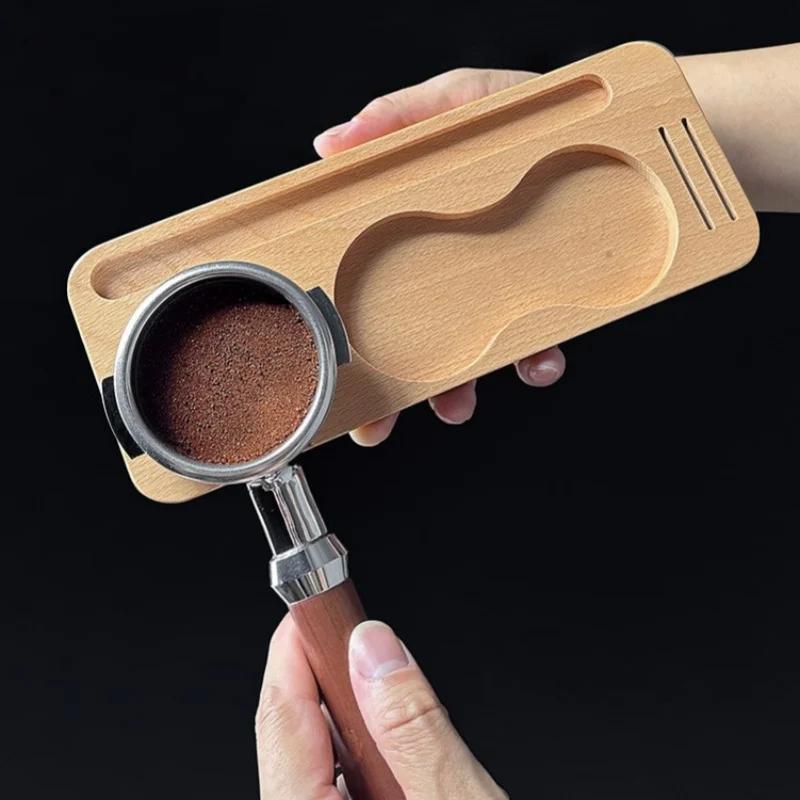 51/53/58 мм деревянная подставка для кофе, держатель портафильтра, подставка для прижима, рычаг распределения эспрессо, держатель фильтра