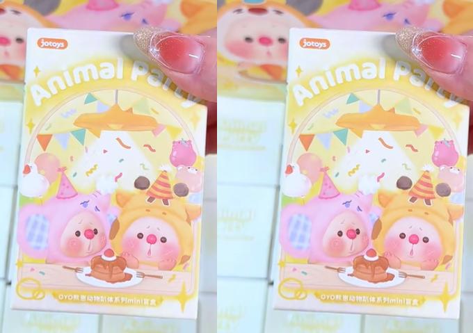 Oyo Bear Маленькое Ползающее Животное Серия Вечеринка Милые Модные Куклы Игрушки Коллекция Фигурок Настольное Украшение Подарок