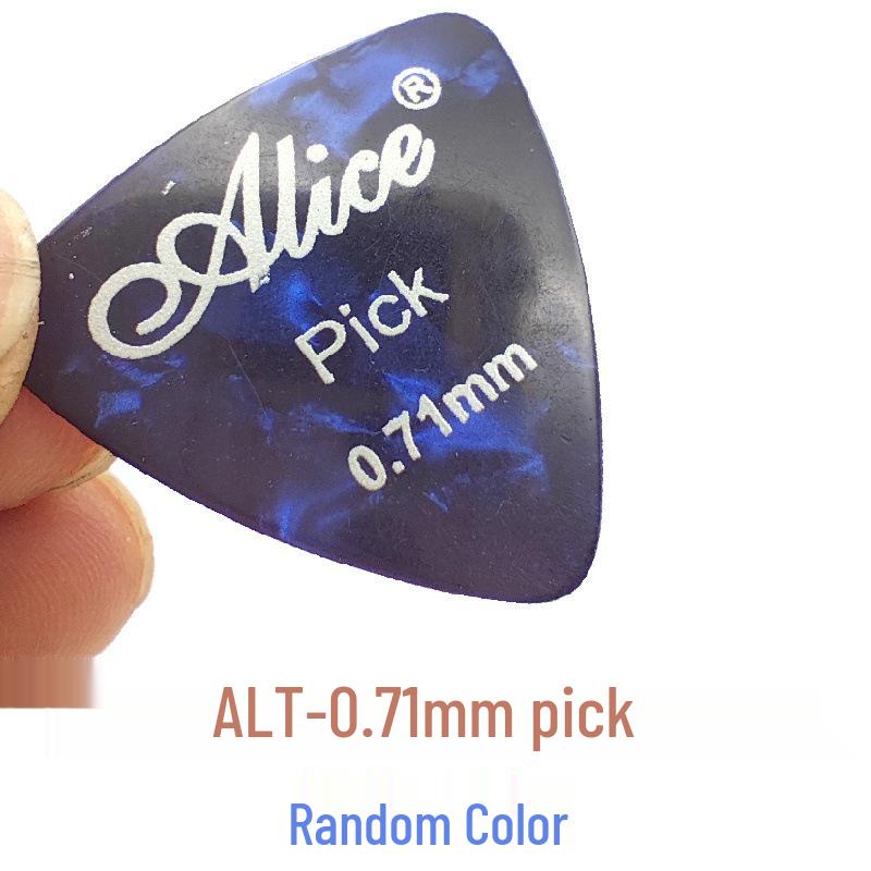 Alice AP-ALT Большой износостойкий целлулоидный треугольный гитарный медиатор