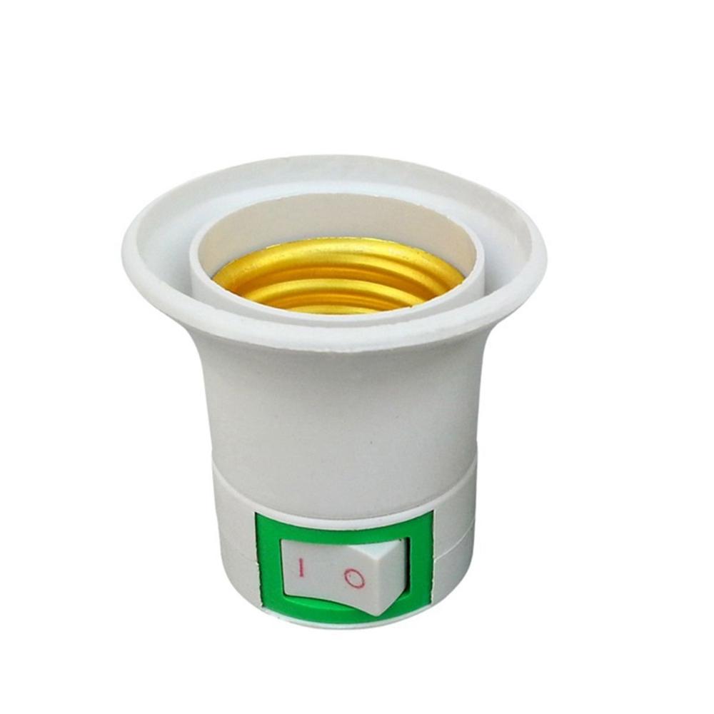 Switch Light Socket Wall Lamp Light Base Bulb Base Screw Converter Socket Adapter Lamp Holder