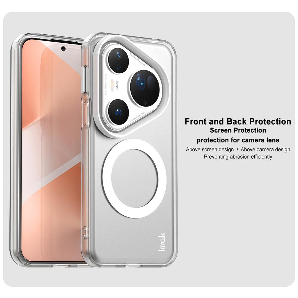 Для Huawei Pura 80 Ultra Чехол Совместимый с MagSafe PC+TPU Защитная Задняя Крышка для Телефона