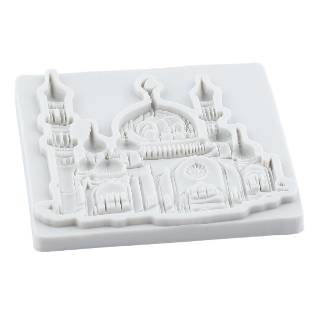 Силиконовая форма «Сказочный замок», формы для мастики «Замок», инструменты для украшения торта, топпер для кексов, форма для конфет, смолы, полимерной глины, шоколада, гампасты