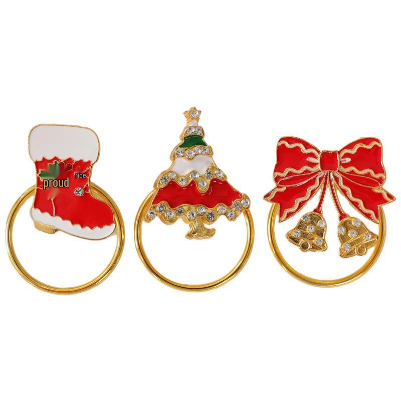 Iron Art Napkin Ring - Christmas & Festival Table Decor