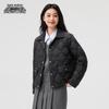 XueZhongFei Women's Chic Turn-Down Collar Short Down Jacket