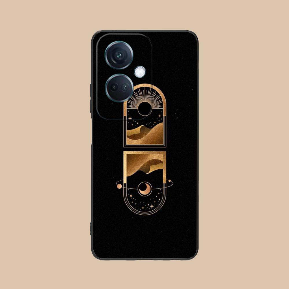 Чехол для мобильного телефона Солнце Луна для OPPO Find X9 X8 X7 X6 X5 X3 X2 Plus s Pro Ultra Lite Красочная Печать Чехол Роскошный Красивый
