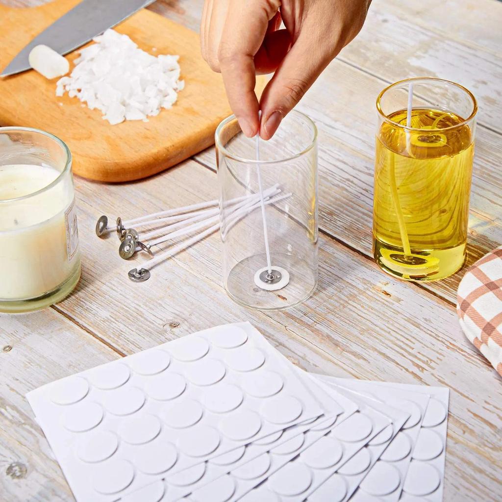 Набор лент Наклейки Силиконовые формы для свечей Аксессуары Принадлежности для изготовления свечей Двусторонний художественный фитиль 100 - 400 шт. Пенопластовые фитили