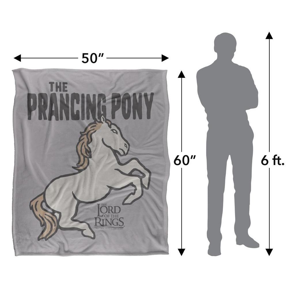 Lord Of The Rings Prancing Pony Blanket