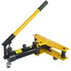 Fkstyle [10-Ton Force for Easily Bending Pipes] Hydraulic Pipe Bender, 10t, Manual, with 6 Attachments, Fits Pipe Diameters 13-34mm, with Casters, Com
