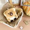 Cartoon Toast Bread Kapibala Panda Pendant Plush Toy Capybara Doll Bag Hanging Rag Doll