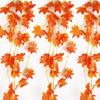 2.4m Artificial Maple Leaf String Autumn Home Decoration Leaves Garland Simulation Maple Leaves Ivy Vine House Garden Decoration