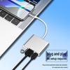 Многопортовый USB-C концентратор HDMI с USB 3.0 и док-станцией Type-C