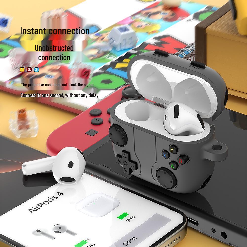 Мягкий защитный чехол для AirPods Pro 2-го и 3-го поколений, дизайн игровой консоли