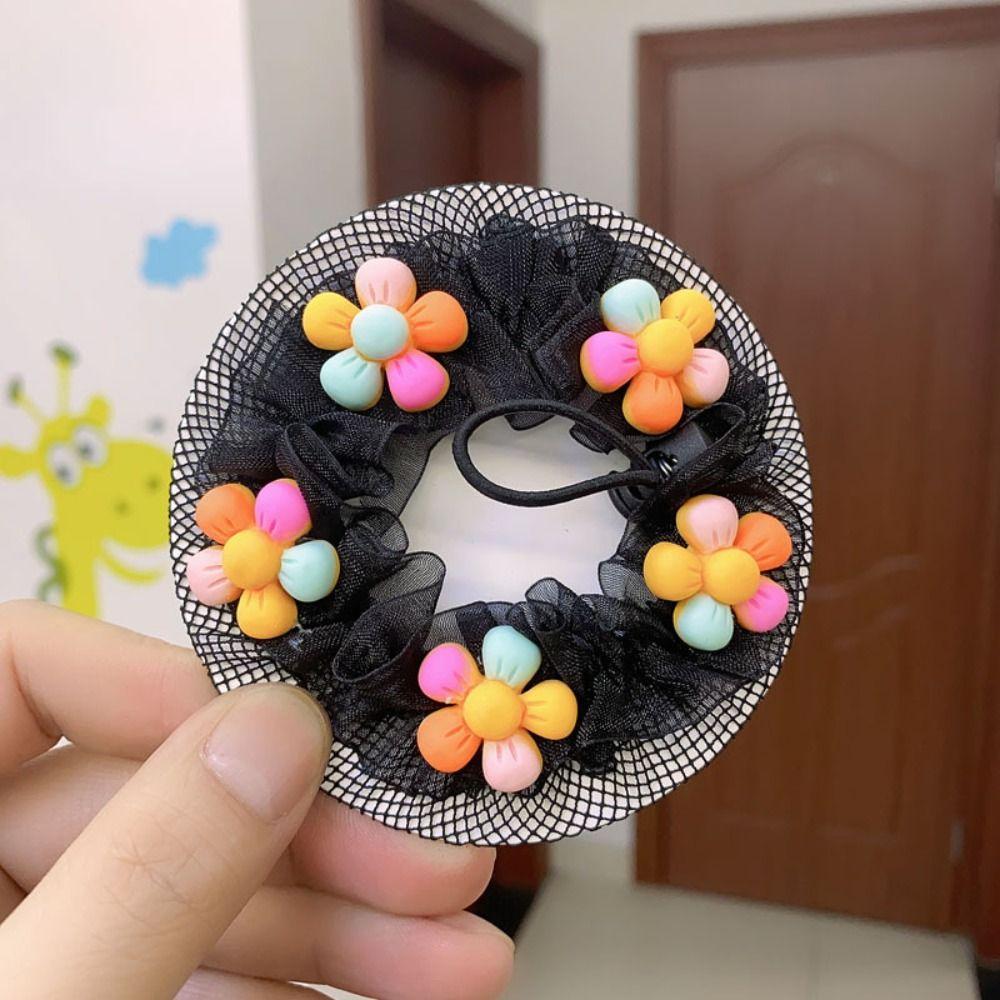 Модный головной убор балетная сетка для волос регулируемый пучок для волос для девочек эластичная сетка для волос для детей